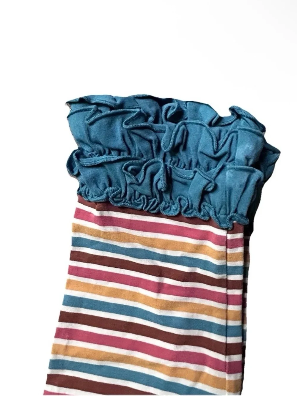 Girls Matilda Jane Striped Leggings Ruffled Bottom Size 14